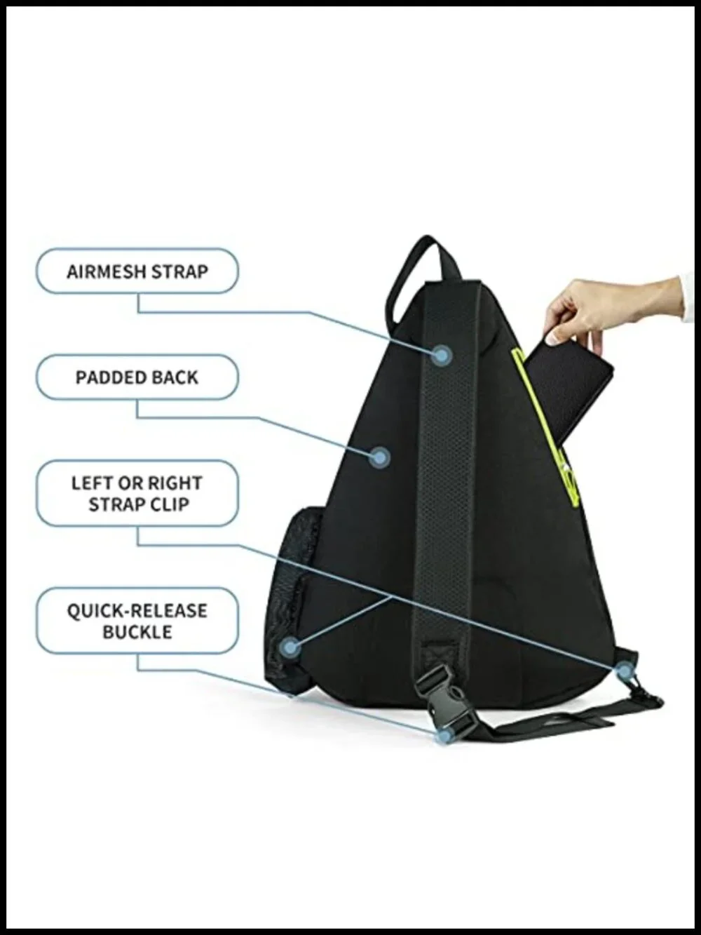 Large Pickleball Bag with Fence Hook, Water-Resistant Backpack